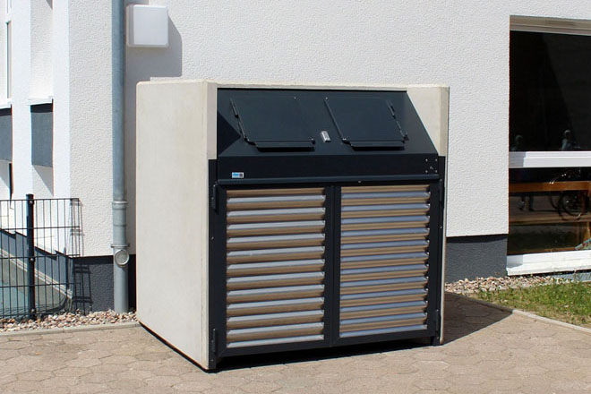 VR Mülltonnenbox Design Typ W